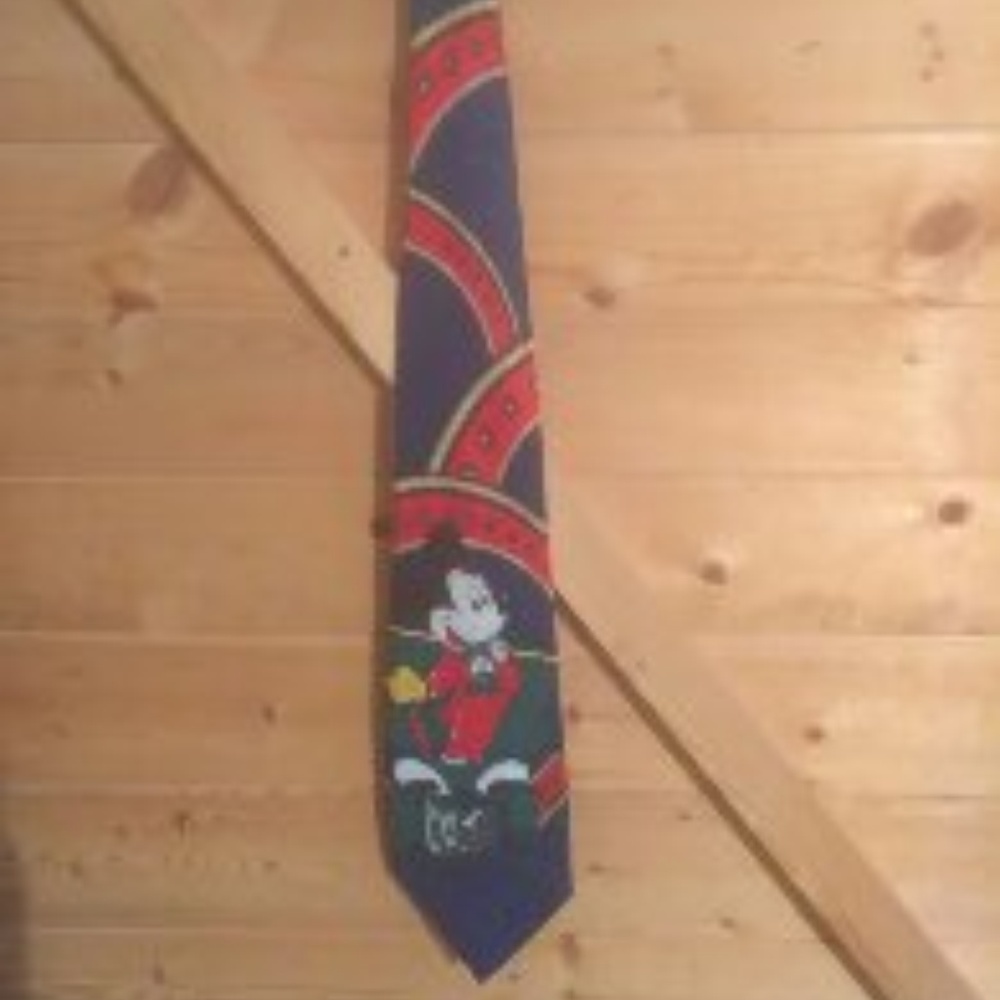 Mens Mickey Mouse Tie
